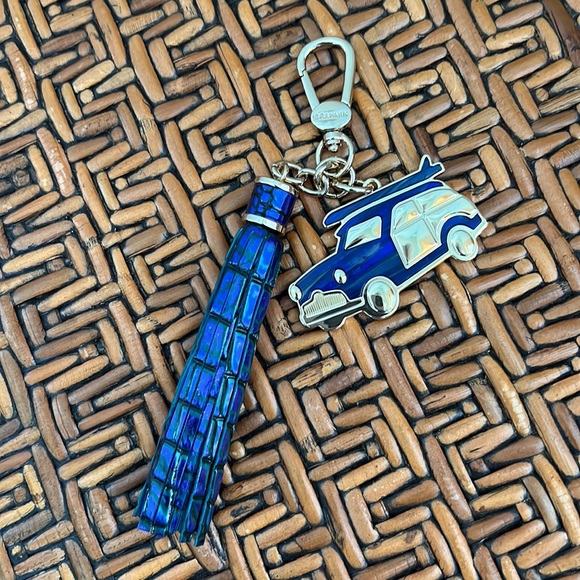 Brahmin Blue Copa Car Tassel - NWT - Picture 6 of 7